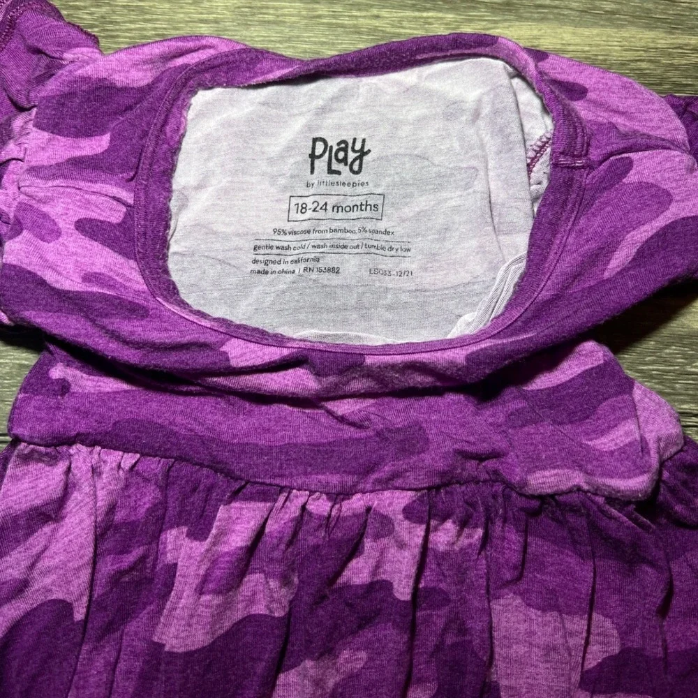 Little Sleepies 18/24 Bodysuit Twirls Bundle - Berry Camo & Stardust